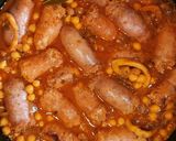 Foto del paso 11 de la receta: Butifarras con calamar y garbanzos