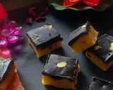 A picture of step 5 of Badam chocolate fudgy bites.