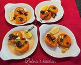 A picture of step 4 of Honey-Baked Persimmons with Star anise and Cinnamon:.