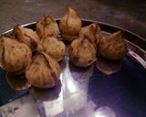 A picture of step 4 of Deep Fry Modak.