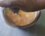 A picture of step 1 of Bael(Stone Apple) Sharbat.