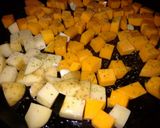 Foto del paso 1 de la receta: Cubos de zapallo saladitos