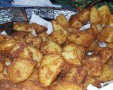 A picture of step 6 of Crispy potatoes with homemade ketchup.