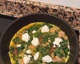 Foto del paso 2 de la receta: Tortilla de jamón cocido, espinacas y ricota