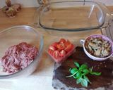 Hús gombócos paradicsomos spagetti Sütőben 🍝 recept fázis 3 fotója