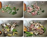 塔香蒜味雜食蠔菇粥的食譜步驟3照片