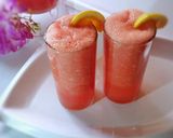 A picture of step 4 of Pineapple and watermelon smoothie.