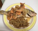 Foto del paso 3 de la receta: Pescado con camarones y callo de hacha