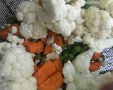 A picture of step 3 of Vegetable pulao.