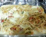 صورة لخطوة 11 من وصفة فوتشيني الدجاج بالكريمه والجبن 👌🍝
