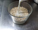 รูปขั้นตอนการทำที่ 1 ของ Overnight Oat Banana Pancake