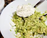 A picture of step 2 of Avocado and Ricotta Toasts for Breakfast.