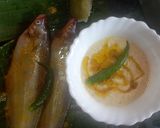 A picture of step 2 of Gondhoraj Pabda Paturi/ Kafir lime fish paturi.
