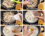 A picture of step 2 of Appetizer Recipe • Pork & Shrimp Peanut Dipping Sauce •Thai Style Appetizer.