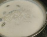 A picture of step 2 of Chaler payesh / Bengali rice Kheer.