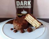 A picture of step 3 of Dry fruit biscuit choco pie.
