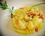 Foto del paso 8 de la receta: Gratinado de patatas con huevos, bacon y queso