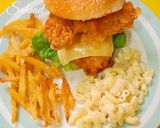 A picture of step 6 of Crispy Mighty Zinger Burger.