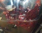 A picture of step 2 of Pozole Rojo.