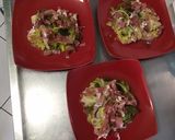 Une image de l'étape 10 de Poireaux vinaigrette à l'effiloché de jambon cru.