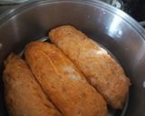 Foto langkah ke 4 dari resep Chicken-Shrimp Roll.