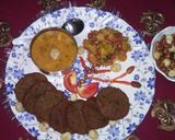 A picture of step 19 of Satvik Vrat Meal (Fasting Meal Platter).
