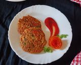 A picture of step 8 of Makki Ragi Mixed Veggie Pancakes.
