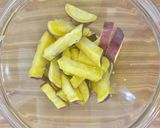A picture of step 1 of Sautéed Sweet Potatoes with Butter.