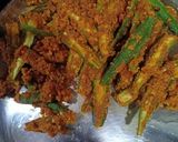 A picture of step 4 of Crispy lady's finger.