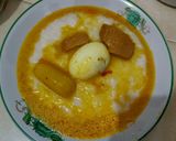 Foto langkah ke 4 dari resep Bubur nasi kuah lodeh.
