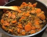 Une image de l'étape 16 de Bœuf aux poireaux, carottes et tomates (au bouillon de butternut).