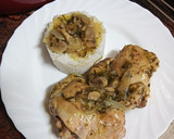 Foto del paso 7 de la receta: Guiso de pollo con champiñones y arroz blanco