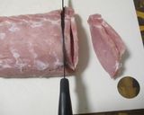 Kanadai karajjal 🍖 és baconnal 🥓 töltött karaj 🍽️ ropogós bundában 🧀 recept fázis 1 fotója