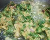 A picture of step 7 of Palak Kadhi.