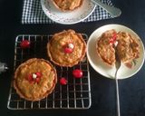 A picture of step 6 of Carrot halwa tart with American chocolate pudding.