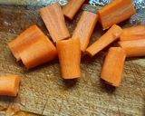 Une image de l'étape 1 de Purée de potimarrons au cook expert.