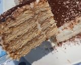 Foto langkah ke 4 dari resep Tiramisu Cake (Tanpa Oven, Tanpa Kukus).