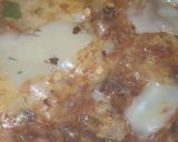 A picture of step 4 of Instant Noodles pizza.