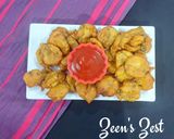 A picture of step 3 of Turai Bhajiye.