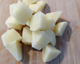 Foto del paso 1 de la receta: Crema de espárragos verdes y guisantes