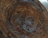 A picture of step 3 of Chocolate crepe cake.