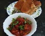 A picture of step 5 of Butter Pav bhaji masala.