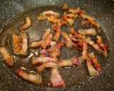 A picture of step 2 of Carbonara 2.