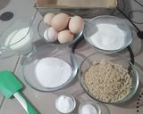 Pas rețetă Prăjitură cu foi din nuca, crema caramel și glazură de ciocolată 1 fotografie