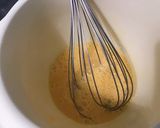 Une image de l'étape 4 de Flan surprise aux prunes et rhubarbe rose.
