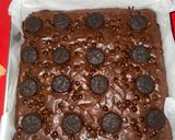 Foto langkah ke 7 dari resep Fudgy brownies panggang shiny crust.