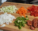 Foto del paso 4 de la receta: Albóndigas con tomate y chorizo. Airfryer y cazuela