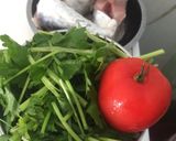 Hình bước làm 2 của món Canh cá thu nấu ngót