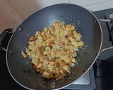 A picture of step 5 of Samak Rice Pulao.