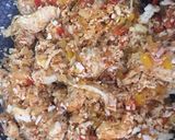 Foto del paso 4 de la receta Falso arroz (de coliflor) guisado con pollo